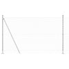 Vidaxl afrasteringspaal zilver 10 x 1,5 m (60 x 60 mm gaas) staal