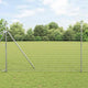 Vidaxl euro-hek met grondbevestiging 10 x 1,5 m gegalvaniseerd staal