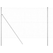Vidaxl euro-hek met grondbevestiging 10 x 1,6 m gegalvaniseerd staal - afbeelding 2