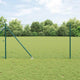 Vidaxl euro-hek met grondpennen 10 x 1,4 m pvc-coated staal groen mesh