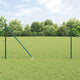 Vidaxl euro-hek met grondpennen 10 x 1,2 m pvc-coated staal groen mesh