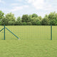 Vidaxl euro-hek met grondpennen 10 x 0,4 m pvc-coated staal groen mesh