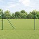 Vidaxl euro-hek met grondpennen 10 x 1,6 m pvc-coated staal groen mesh
