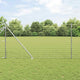 Vidaxl euro-hek met grondpennen 10 x 1 m gegalvaniseerd staal mesh
