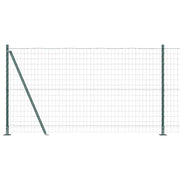 Vidaxl euro-hek met betonnen voetstuk 10 x 1,2 m pvc-coated staal mesh - afbeelding 2