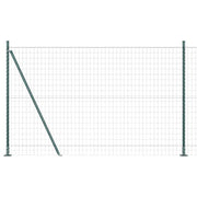 Vidaxl euro-hek met betonnen voetstuk 10 x 1,5 m pvc-coated staal mesh - afbeelding 2