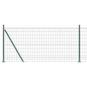 Vidaxl euro-hek met betonnen voetstuk 10 x 0,8 m pvc-coated staal mesh - afbeelding 2