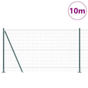 Vidaxl euro-hek met betonnen voetstuk 10 x 1,2 m pvc-coated staal mesh - afbeelding 3