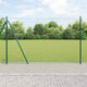 Vidaxl euro-hek met betonnen voetstuk 10 x 1,5 m pvc-coated staal mesh
