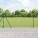 Vidaxl euro-hek met betonnen voetstuk 10 x 0,8 m pvc-coated staal mesh