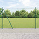 Vidaxl euro-hek met betonnen voetstuk 10 x 1,4 m pvc-coated staal mesh