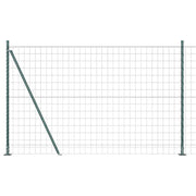 Vidaxl euro-hek met betonnen voetstuk 10 x 1,5 m pvc-coated staal mesh - afbeelding 2
