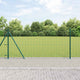Vidaxl euro-hek met betonnen voetstuk 25 x 0,8 m pvc-coated staal mesh
