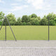 Vidaxl euro-hek met betonnen voetstuk 10 x 1,2 m pvc-coated staal mesh
