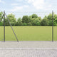 Vidaxl euro-hek met betonnen voetstuk 10 x 1,4 m pvc-coated staal mesh