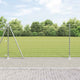 Vidaxl euro-hek met betonnen voetstuk 10 x 1,2 m gegalvaniseerd staal