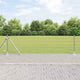 Vidaxl euro-hek met betonnen voetstuk 10 x 0,6 m gegalvaniseerd staal