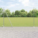 Vidaxl euro-hek met betonnen voetstuk 10 x 1,4 m gegalvaniseerd staal