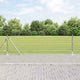 Vidaxl euro-hek met betonnen voetstuk 25 x 0,4 m gegalvaniseerd staal