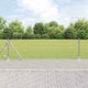 Vidaxl euro-hek met betonnen voetstuk 25 x 0,4 m gegalvaniseerd staal