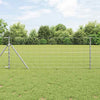 Vidaxl afrasteringspaal gegalvaniseerd 25 x 0,8 m staal