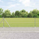 Vidaxl gelast draadhek met betonnen basis 25 x 0,8 m zilverkleurig