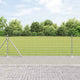 Vidaxl gelast draadhek met betonnen basis 25 x 0,8 m zilverkleurig