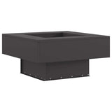 Vidaxl vuurkom zwart 60 x 60 x 30 cm weervast staal - afbeelding 2