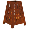 Vidaxl vuurkorf bruin 50 x 50 x 70 cm cortenstaal