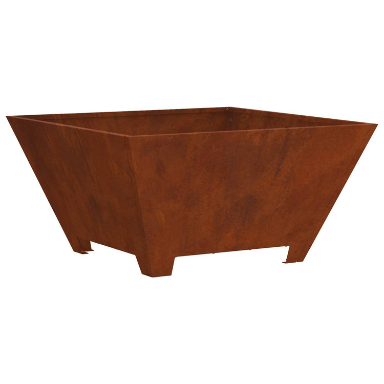 Vidaxl vuurkom roestkleurig 60 x 60 x 30 cm