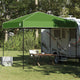 Vidaxl luifeltent 243 x 243 x 251 cm groen stof