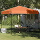 Vidaxl luifeltent 243 x 243 x 251 cm oranje stof