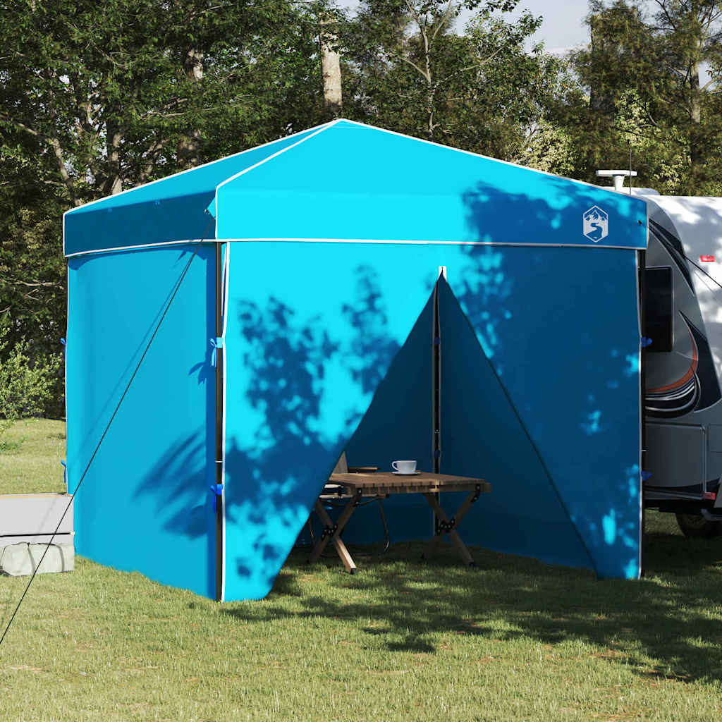 Vidaxl luifeltent 243 x 243 x 251 cm blauw stof