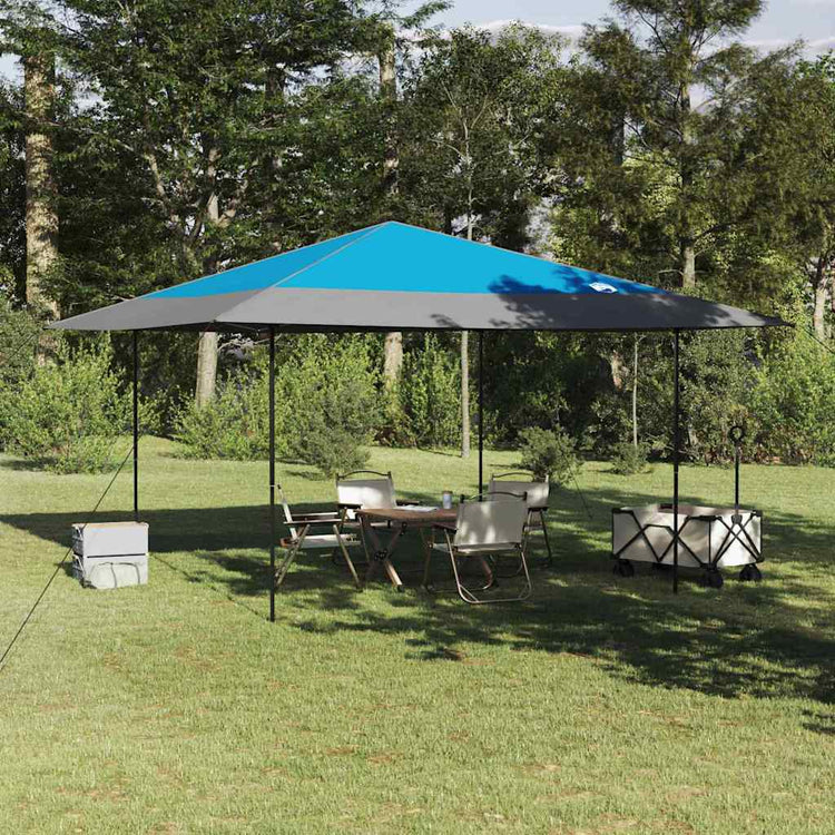 Vidaxl luifeltent 395 x 395 x 251 cm blauw stof