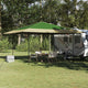 Vidaxl luifeltent 395 x 395 x 251 cm groen stof