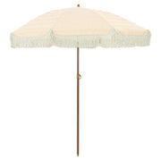 Vidaxl strandparasol 160 x 160 x 196 cm polyester en staal rond - afbeelding 2