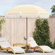 Vidaxl strandparasol 205 x 205 x 210 cm polyester en staal rond