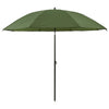 Vidaxl vis paraplu geel leger 240 x 210 cm oxford polyester