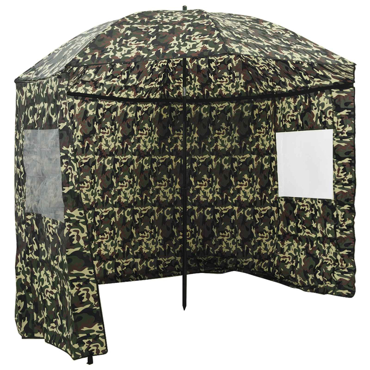 Vidaxl vis paraplu 290 x 225 cm oxford polyester camouflage