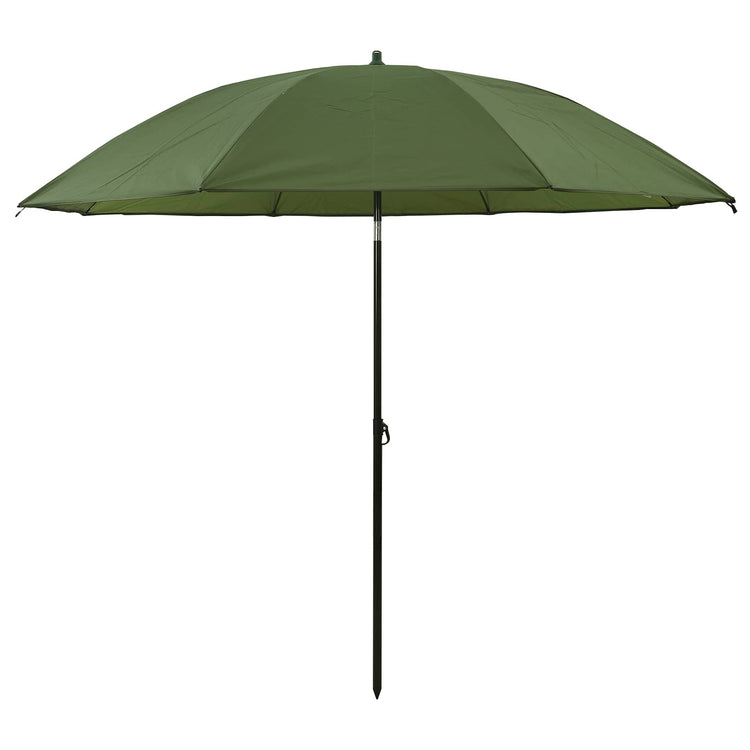 Vidaxl vis paraplu 218 x 185 cm oxford polyester geel leger