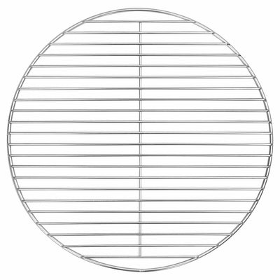 Vidaxl barbecuerooster zilver 43 x 43 cm roestvrij staal