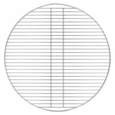 Vidaxl barbecuerooster zilver 57 x 57 cm roestvrij staal