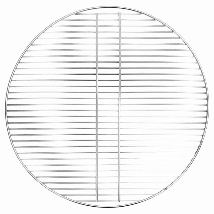 Vidaxl barbecuerooster zilver 60 x 60 cm roestvrij staal