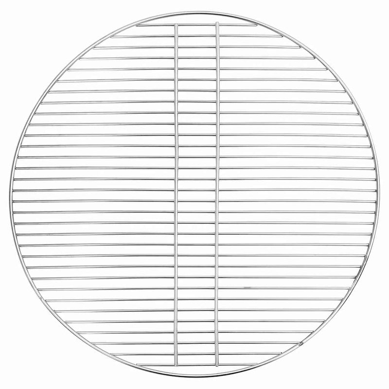 Vidaxl barbecuerooster zilver 60 x 60 cm roestvrij staal
