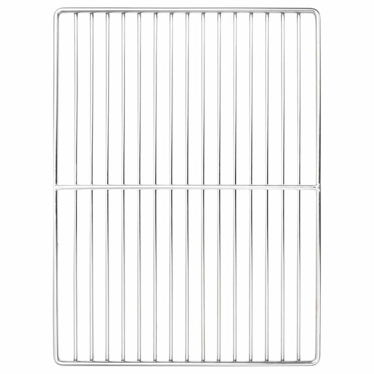Vidaxl grillrooster 40 x 30 cm roestvrij staal zilver