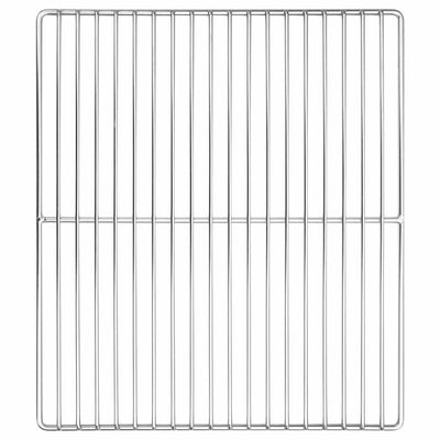 Vidaxl grillrooster zilver 40 x 35 cm roestvrij staal