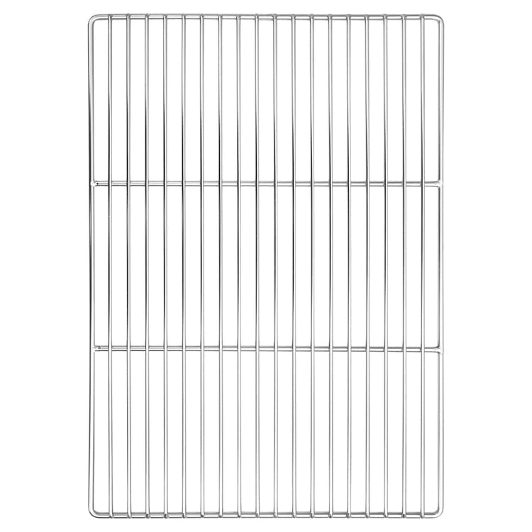 Vidaxl grillrooster 50 x 35 cm roestvrij staal zilver