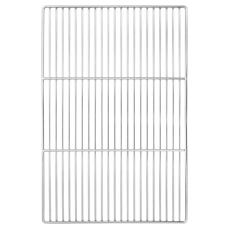 Vidaxl grillrooster 60 x 40 cm roestvrij staal zilver