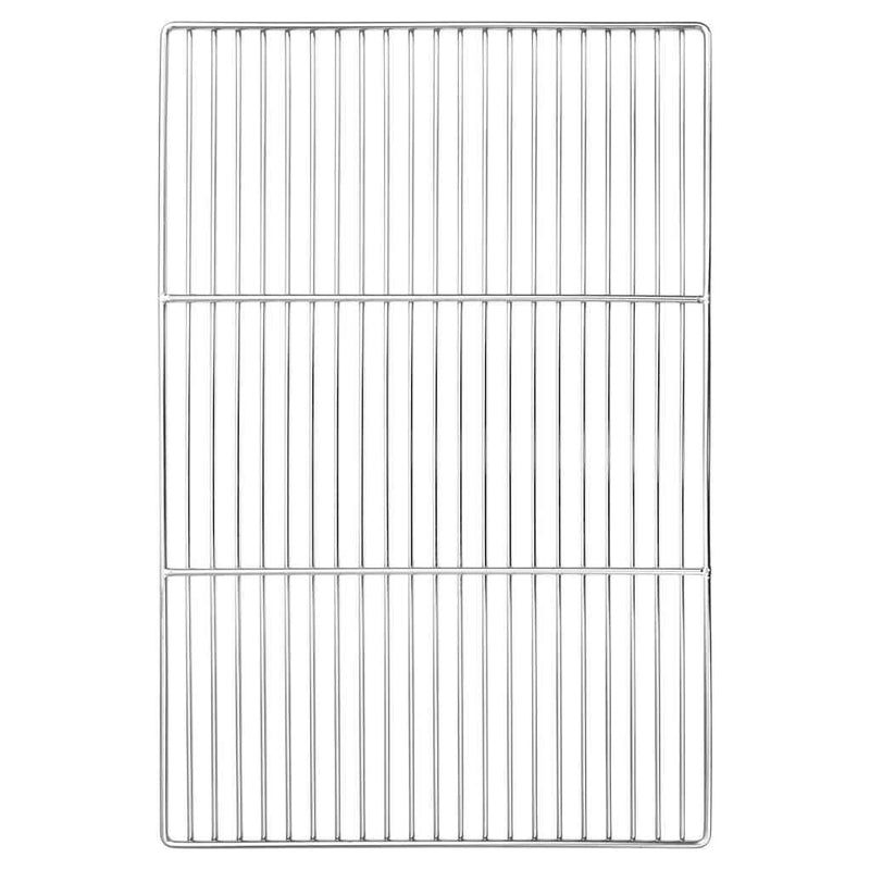 Vidaxl grillrooster zilver 60 x 40 cm roestvrij staal