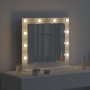 Vidaxl schmink spiegel wit 60 x 55 x 18 cm glas en hout met kunststof - afbeelding 3